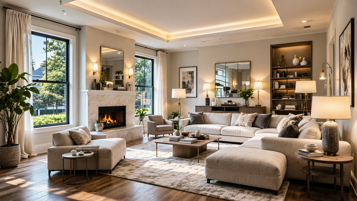 How Does Furniture Layout Affect Living Room Lighting