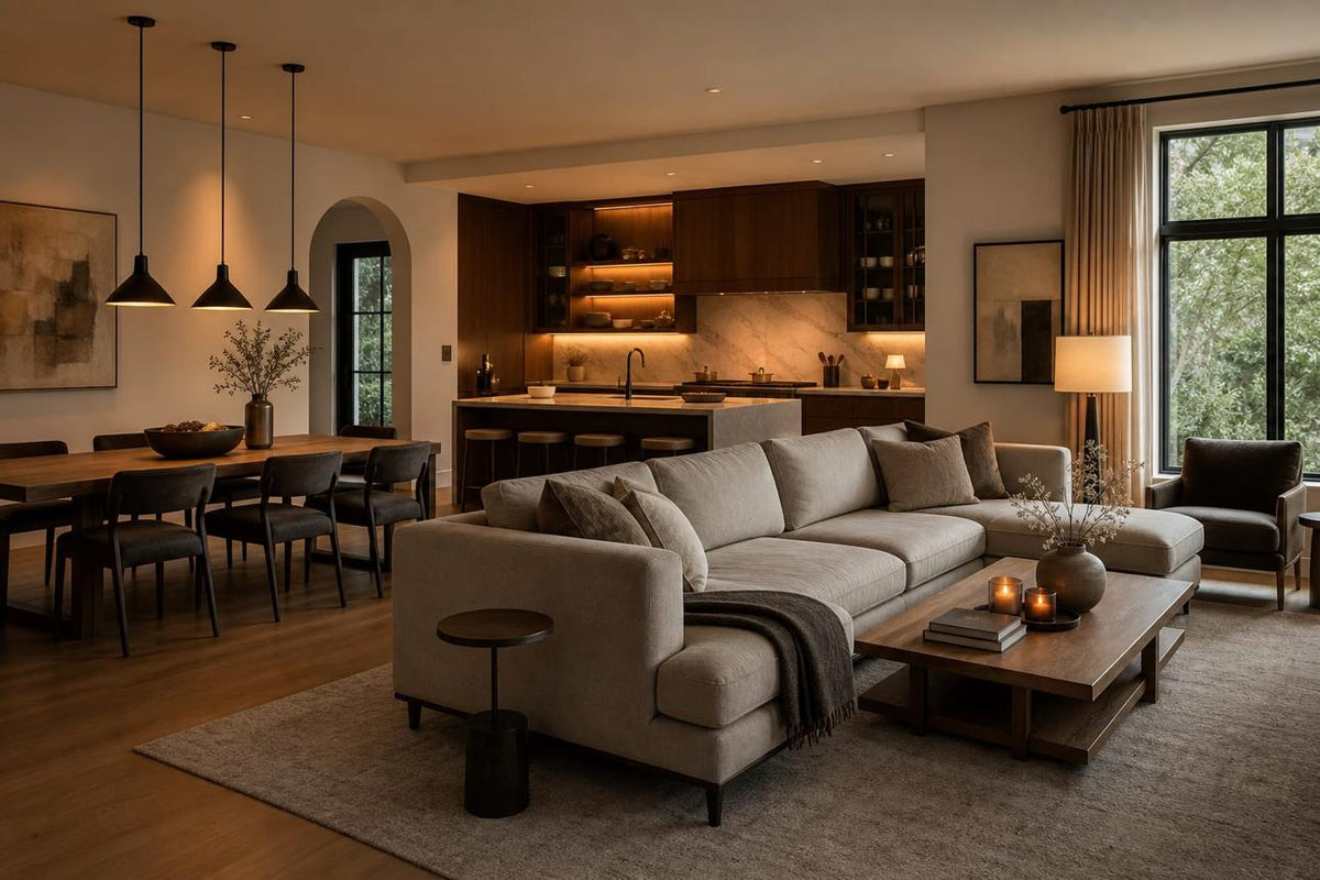 How Does an Open-Plan Dining Area Need Different Lighting