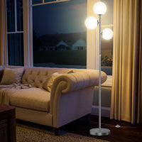 The Celeste 3-Globe Floor Lamp