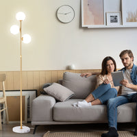 The Celeste 3-Globe Floor Lamp