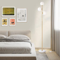The Celeste 3-Globe Floor Lamp