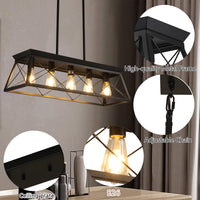 The Blackforge Industrial Cage Pendant Chandelier