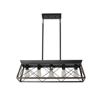 The Blackforge Industrial Cage Pendant Chandelier