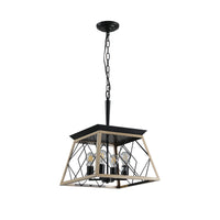 The Ironhart Industrial Cage Pendant Chandelier
