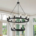 The Wrought Circular Tier Chandelier