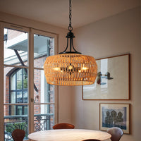 The Sable Jute Rope Pendant Light