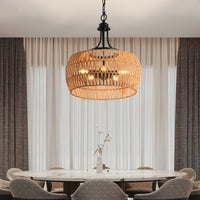 The Sable Jute Rope Pendant Light