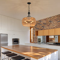 The Sable Jute Rope Pendant Light