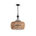 The Sable Jute Rope Pendant Light