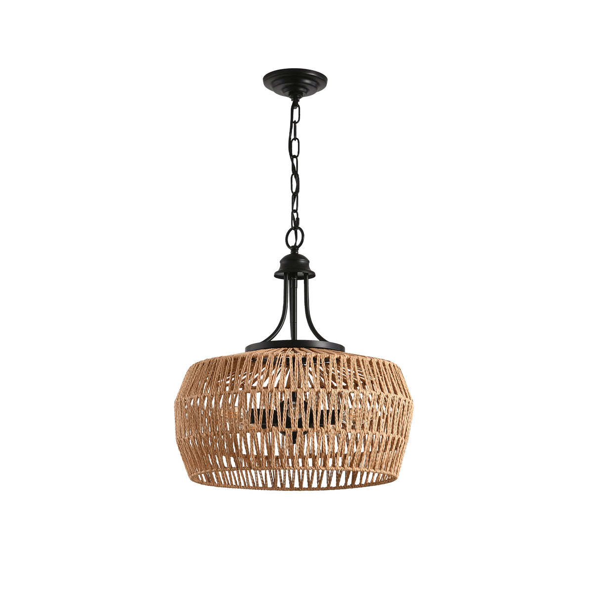 The Sable Jute Rope Pendant Light
