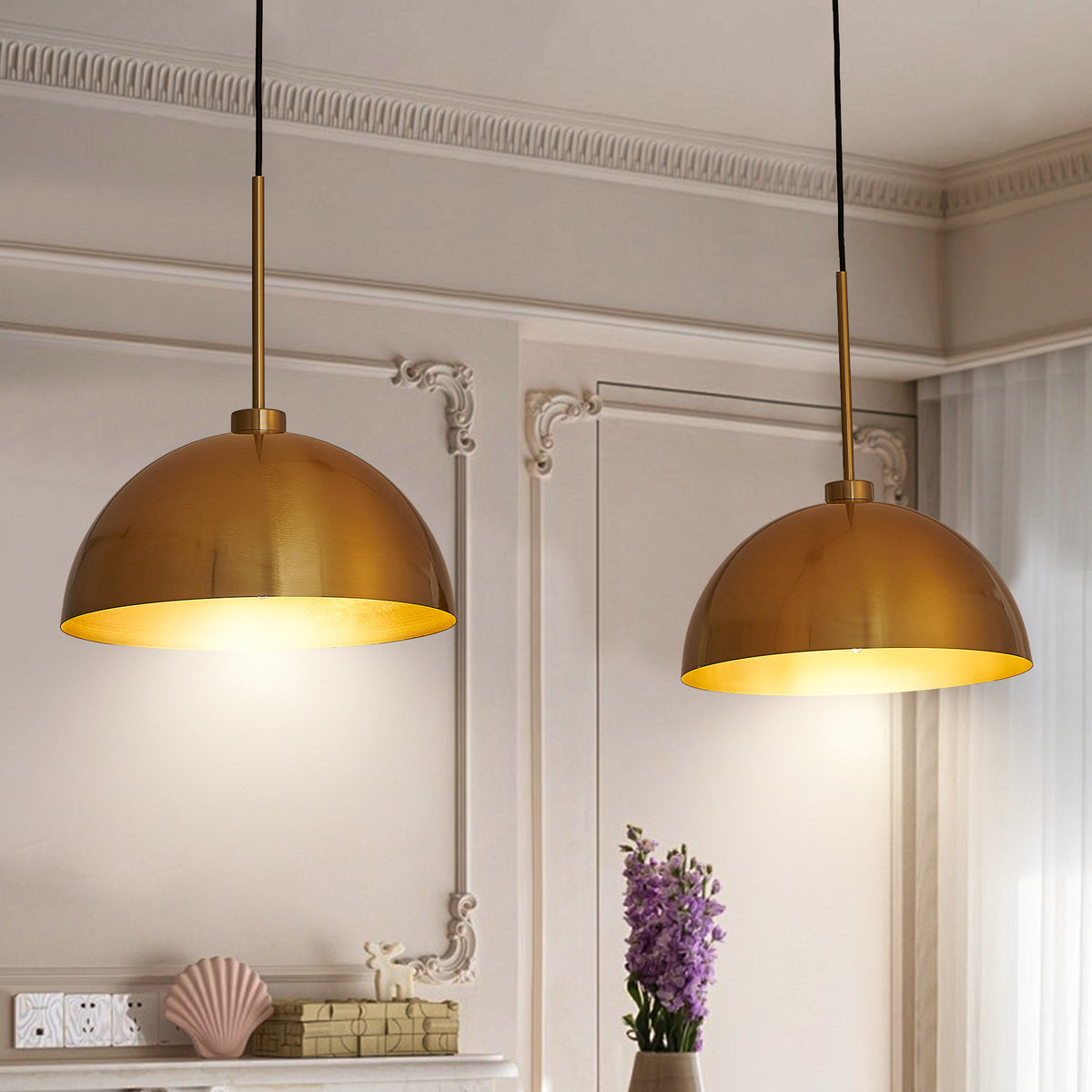 The Kessler Industrial Double Pendant Light
