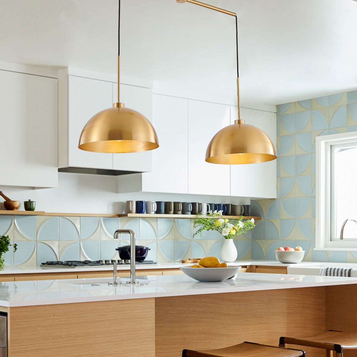 The Kessler Industrial Double Pendant Light