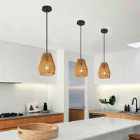 The Rowan Hemp Rope Pendant Light Set (Set of 3)