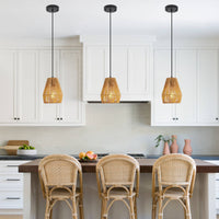 The Rowan Hemp Rope Pendant Light Set (Set of 3)