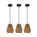 The Rowan Hemp Rope Pendant Light Set (Set of 3)