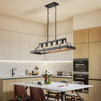 Industrial Farmhouse Linear Pendant Light
