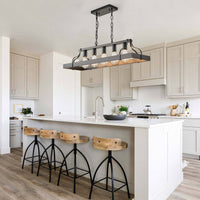 Industrial Farmhouse Linear Pendant Light
