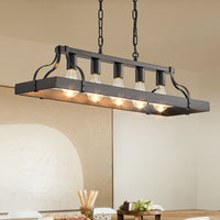 Industrial Farmhouse Linear Pendant Light
