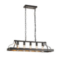 Industrial Farmhouse Linear Pendant Light