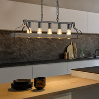 Industrial Farmhouse Linear Pendant Light