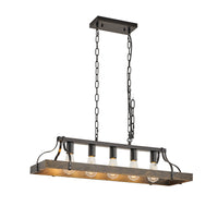 Industrial Farmhouse Linear Pendant Light