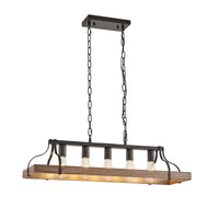 Industrial Farmhouse Linear Pendant Light