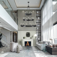 Retro Industrial Layered Pendant Light