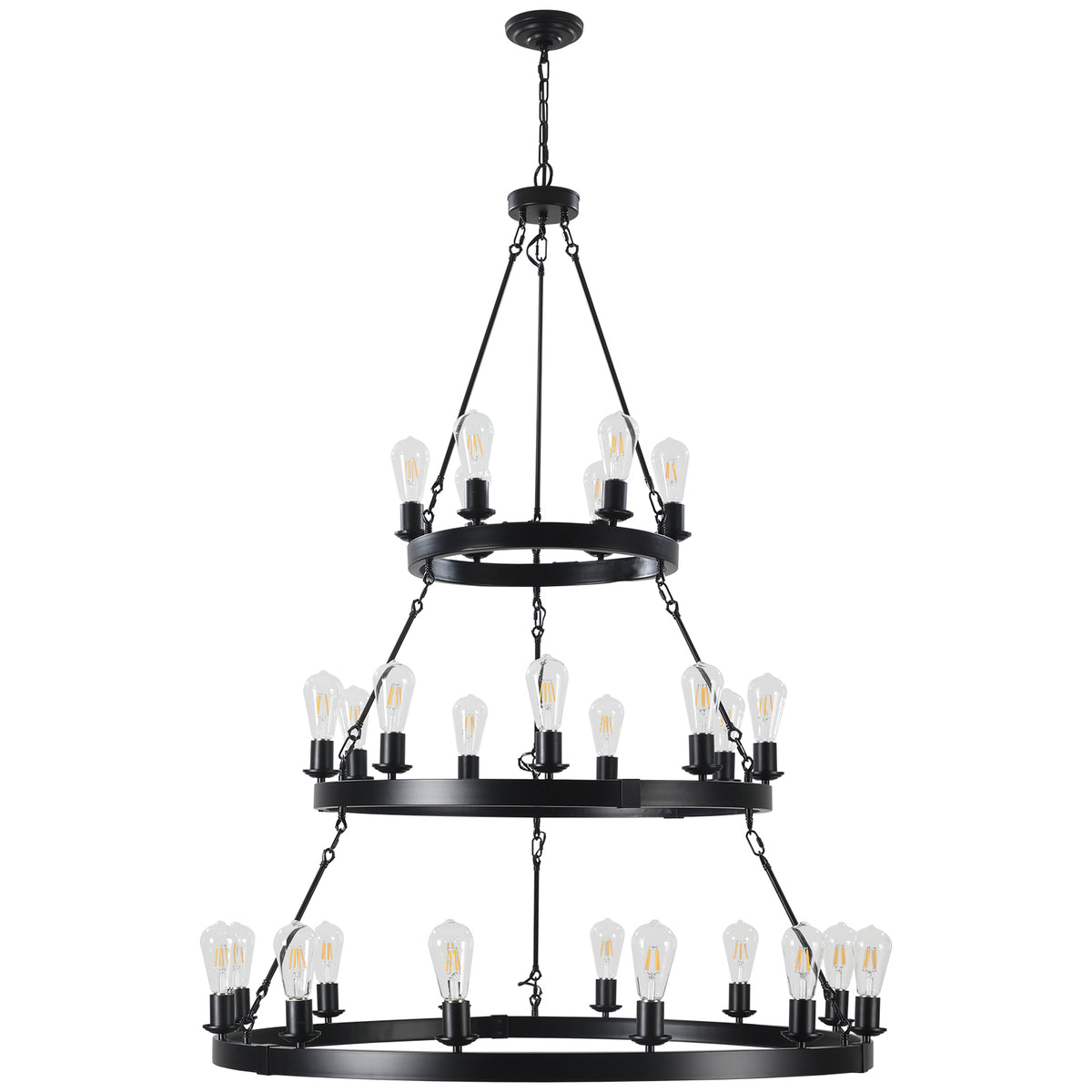 Retro Industrial Layered Pendant Light
