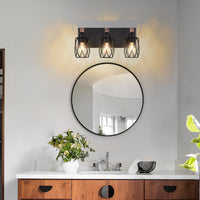The Barrow Industrial Cage Wall Sconce
