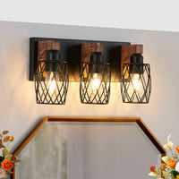 The Barrow Industrial Cage Wall Sconce