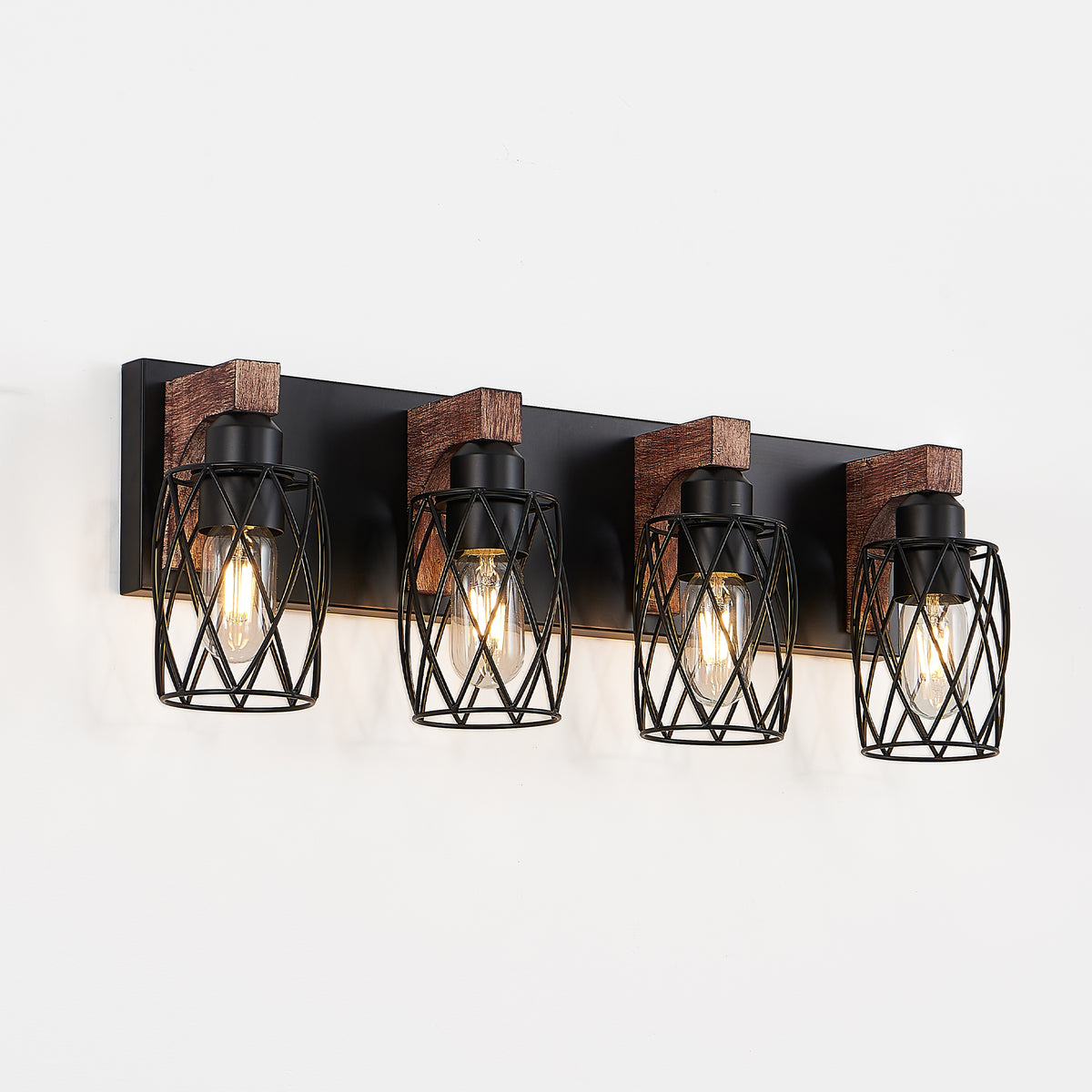 The Barrow Industrial Cage Wall Sconce