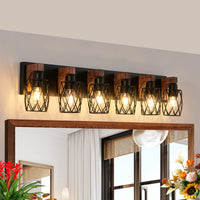 The Barrow Industrial Cage Wall Sconce