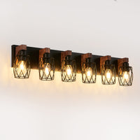 The Barrow Industrial Cage Wall Sconce