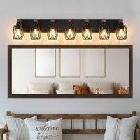 The Barrow Industrial Cage Wall Sconce