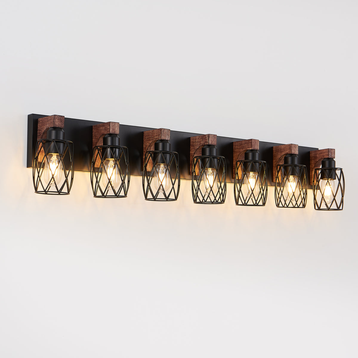 The Barrow Industrial Cage Wall Sconce