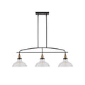 The Holbrook Industrial Glass Pendant Chandelier