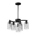 The Sheridan Industrial Glass Chandelier