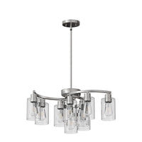 The Sheridan Industrial Glass Chandelier