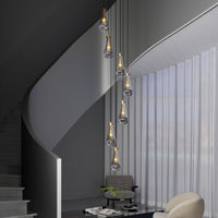 The Delacroix Raindrop Cluster Pendant Chandelier