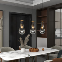 The Delacroix Raindrop Single Pendant Light