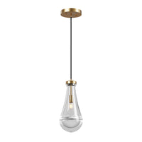 The Delacroix Raindrop Single Pendant Light