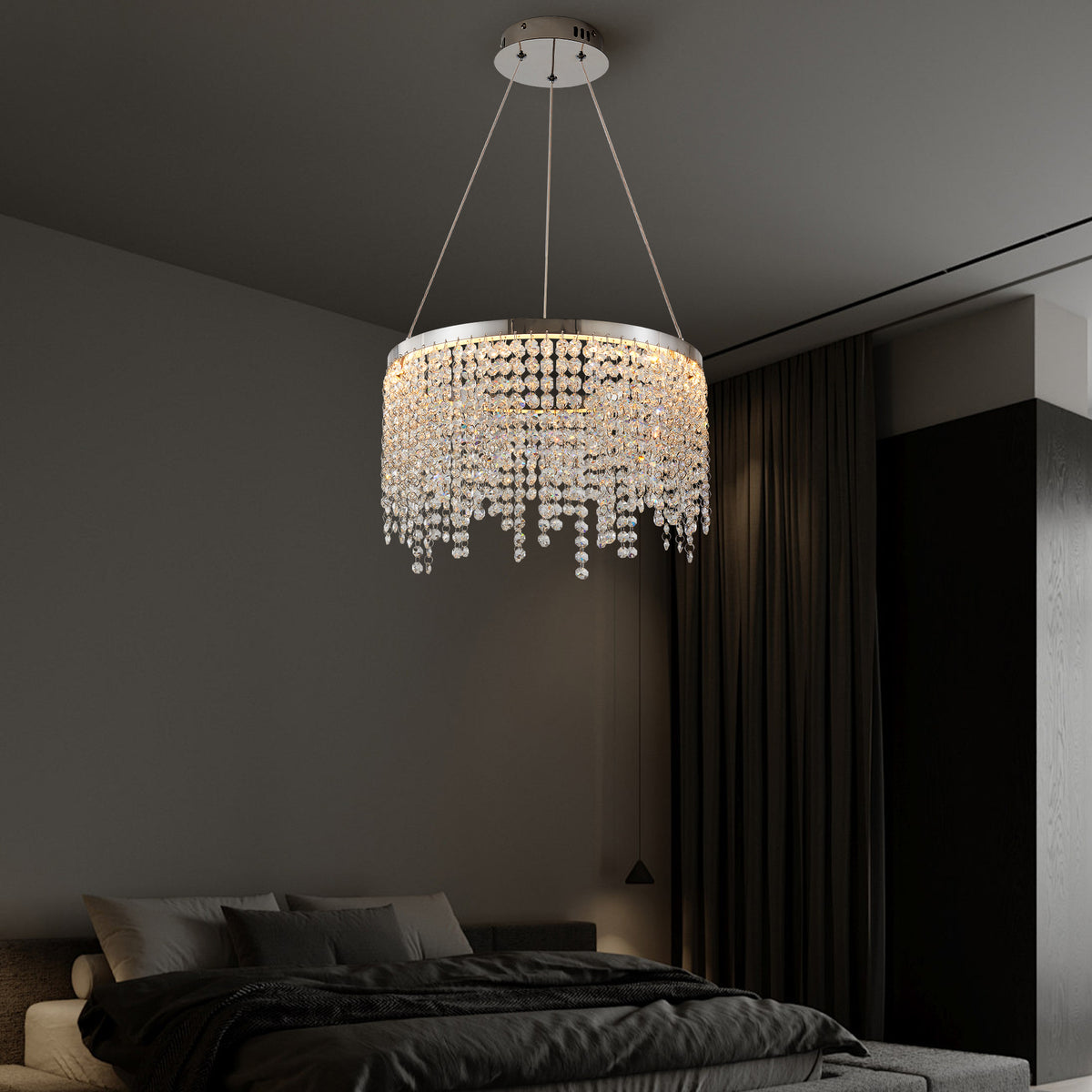 The Celestine Luxury Crystal LED Chandelier
