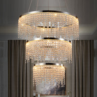 The Celestine Luxury Crystal LED Chandelier