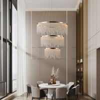 The Celestine Luxury Crystal LED Chandelier