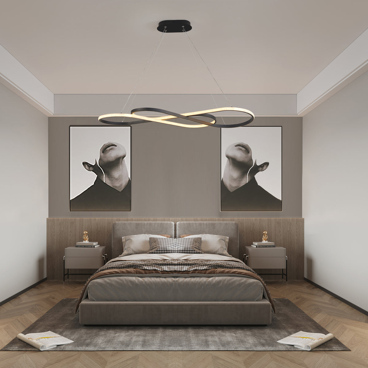 The Infinite Loop LED Pendant Light