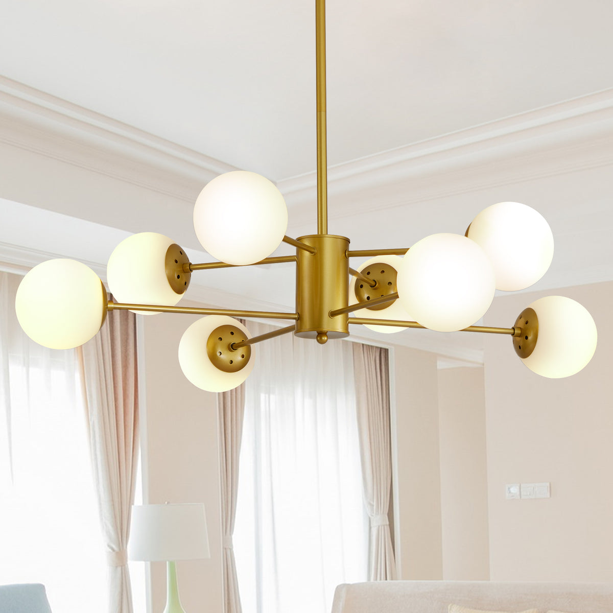 The Aldric Branching Globe Chandelier