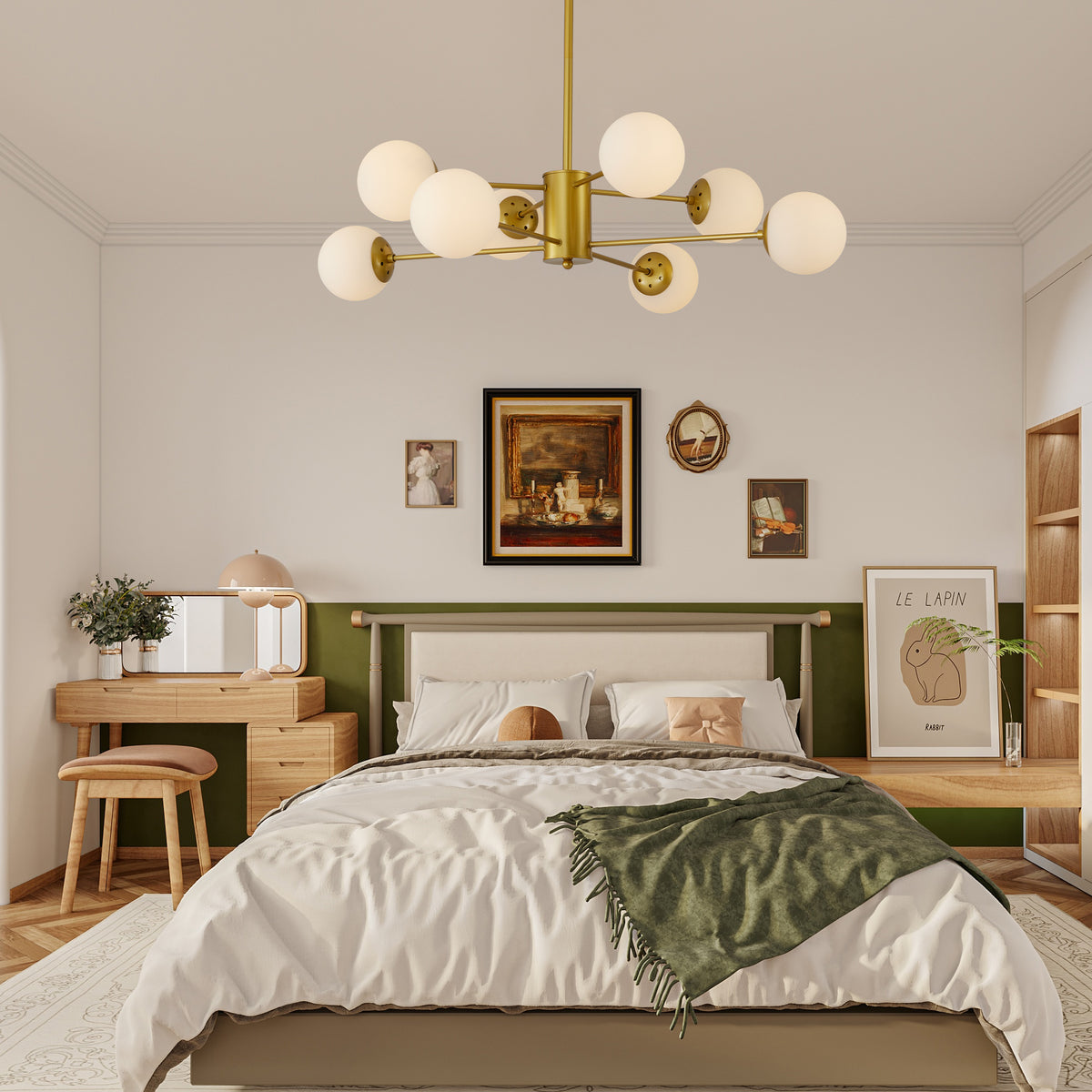 The Aldric Branching Globe Chandelier