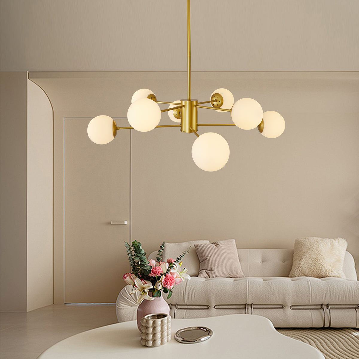 The Aldric Branching Globe Chandelier