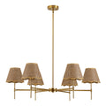 The Thatcher Rattan Boho Chandelier
