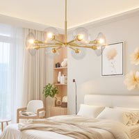 Modern Gold Sputnik Chandelier